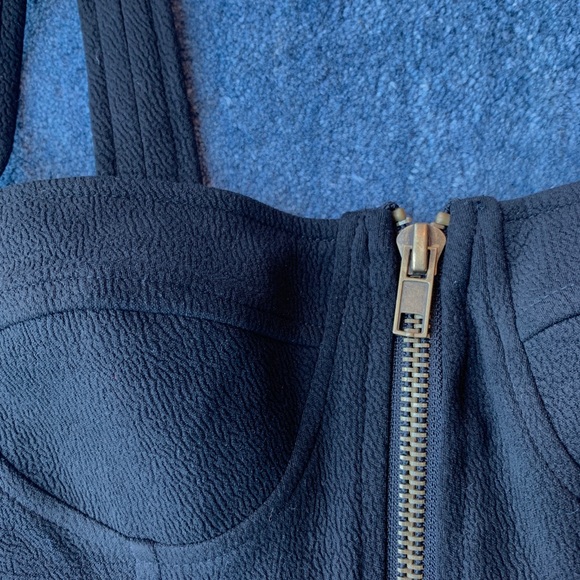 NWT Black Sleeveless Bodycon Mini Dress - Picture 3 of 4